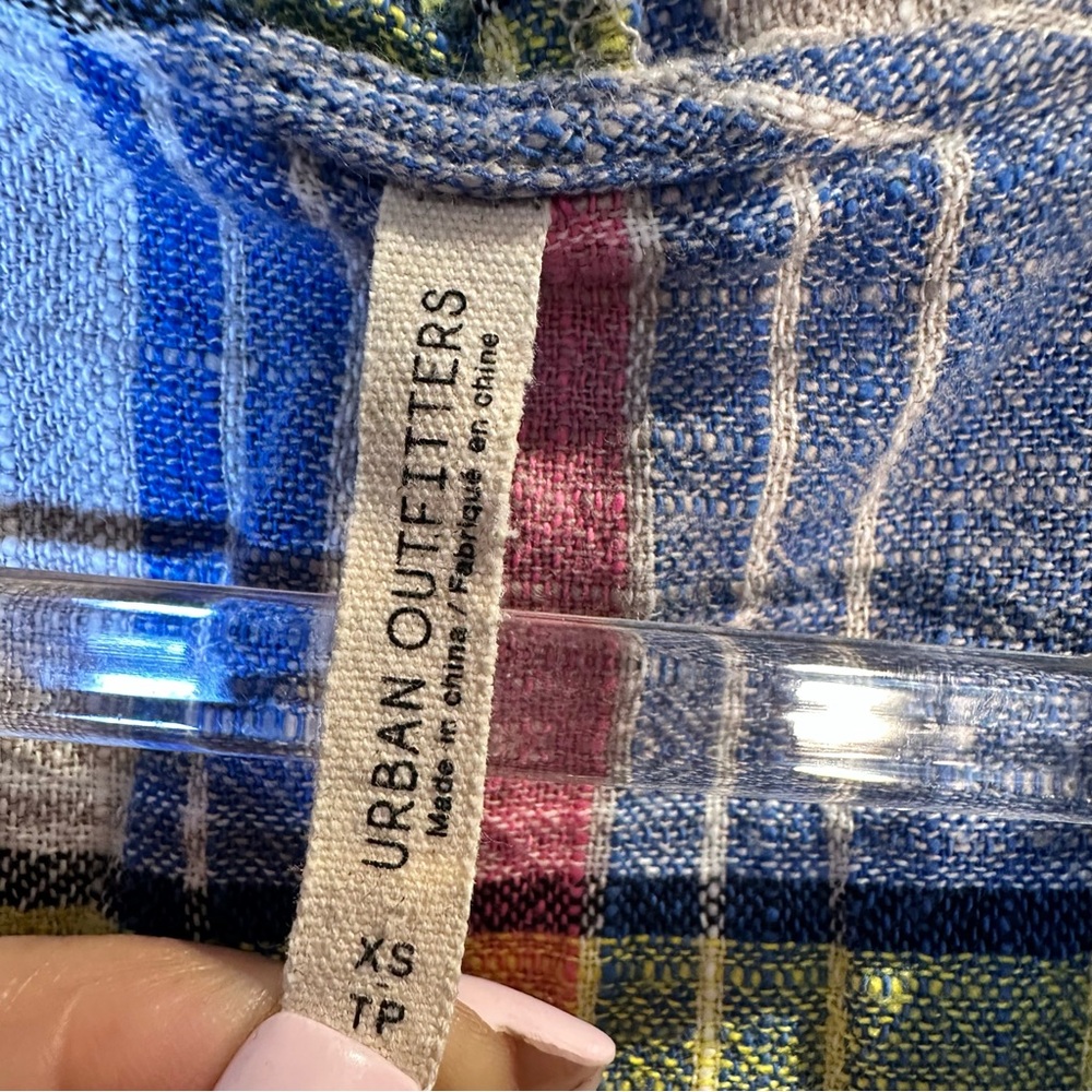 Urban Outfitters Multicolor Plaid Romper - Picture 3 of 6